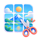 图片九宫格切图