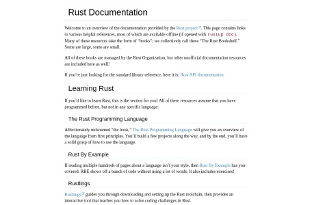 Rust Docs